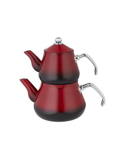 Турецкий двойной чайник Clarus 1000-2000 мл, - алюминий