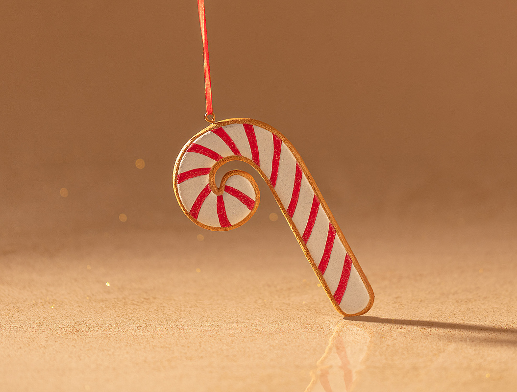 Украшение рождественское для елки Gage 8,4x16x1 см, полиэстер