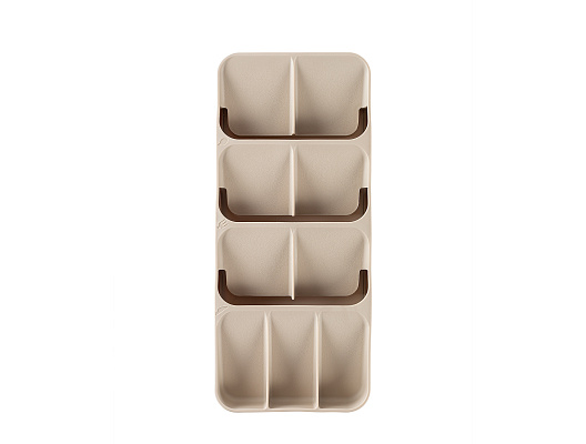 Органайзер для кухонного ящика Grand 16,5x38,5x5,2 см. - светло-бежевый