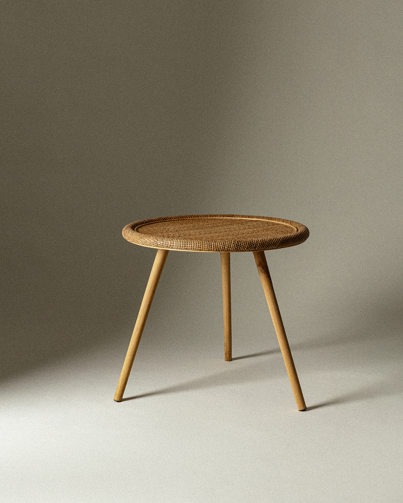 Журнальный столик Estella 55x55x51 см, ротанг