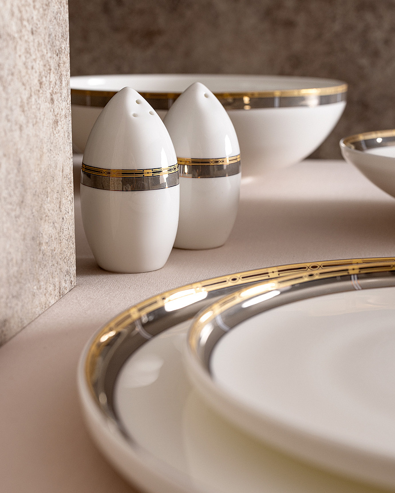 Столовый сервиз Bellamy из 56 предметов, - фарфор