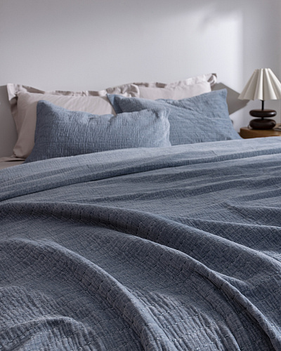 Комплект постельного белья евро Feolette с покрывалом и 2 наволочками 230x240 см