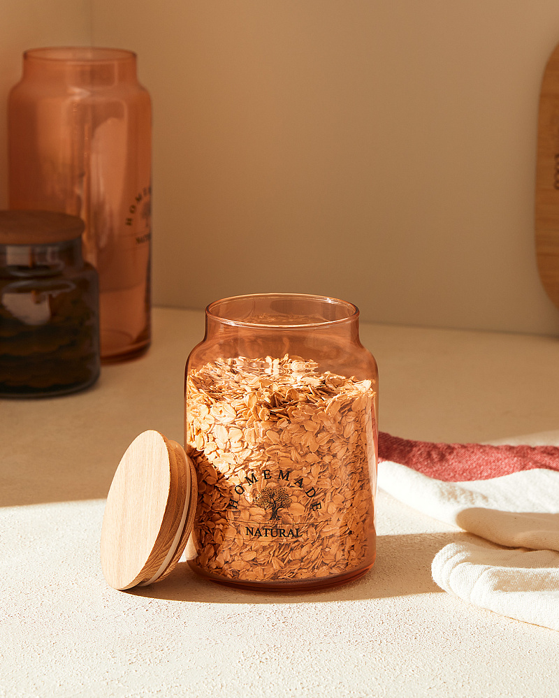 Банка Florence Colore 890 мл. - стекло