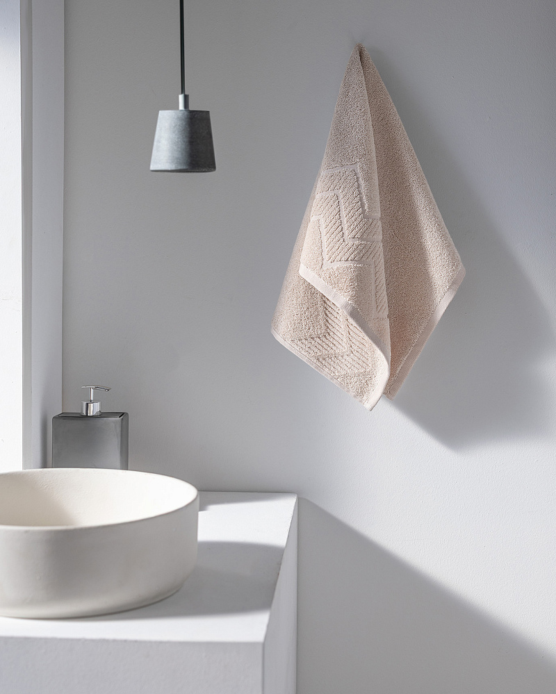 Полотенце для лица Sabine 50x70 см. - бежевое