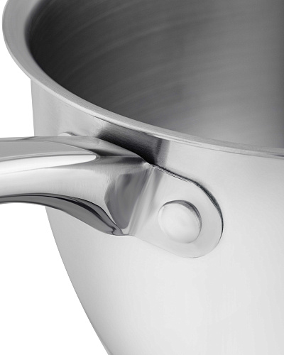 Кастрюля Elena с крышкой 24x7,5 см. - нержавеющая сталь