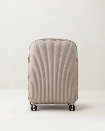 Чемодан Huitre размера XL. - бежевый