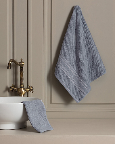 Полотенце для лица Alice Luxury Collection 50x80 см. - светло-синее