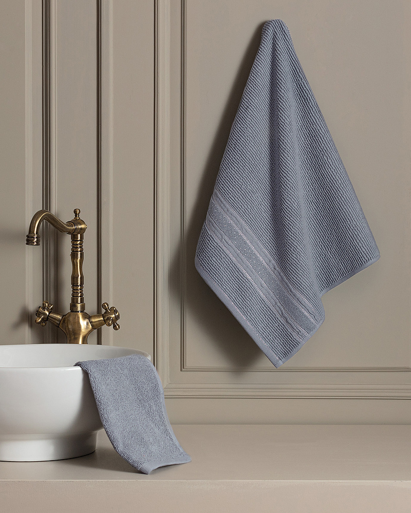 Полотенце для лица Alice Luxury Collection 50x80 см. - светло-синее