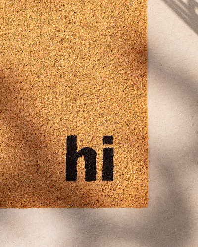 Придверный коврик Tolbiac 45x75 см. - бежевый / черный