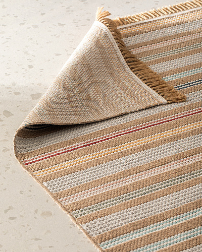 Ковер Laila 200x300 см. - бежевый / голубой