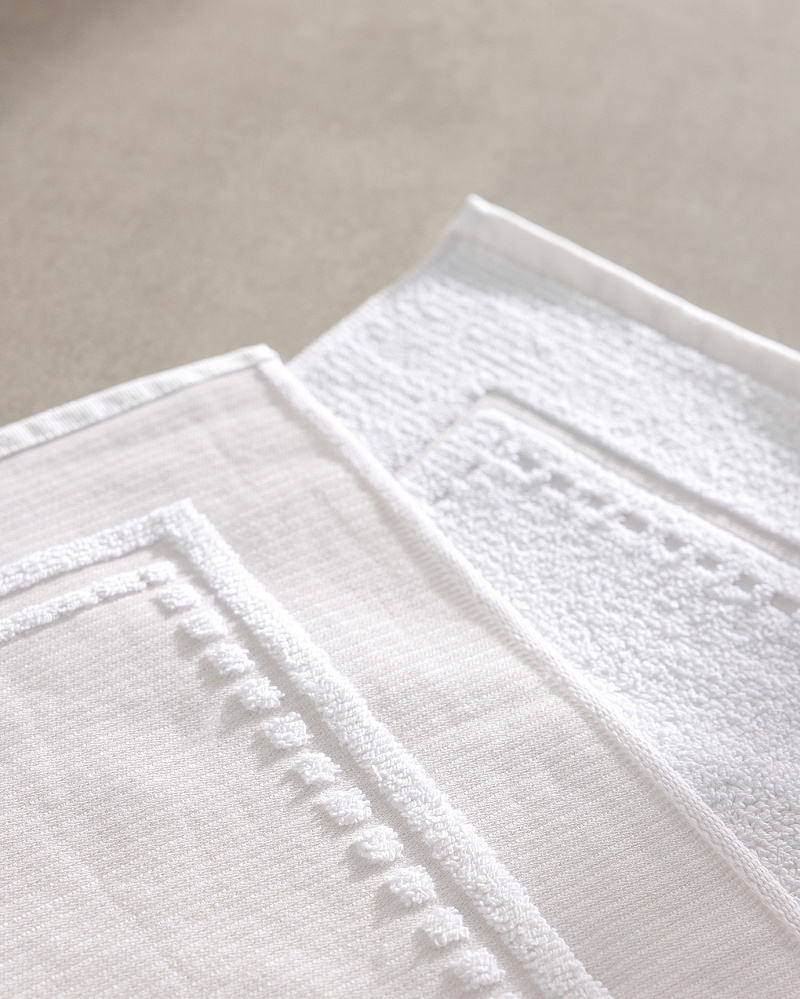 Полотенце для ног Angeline Natural Collection 50x80 см, - хлопок, пвх