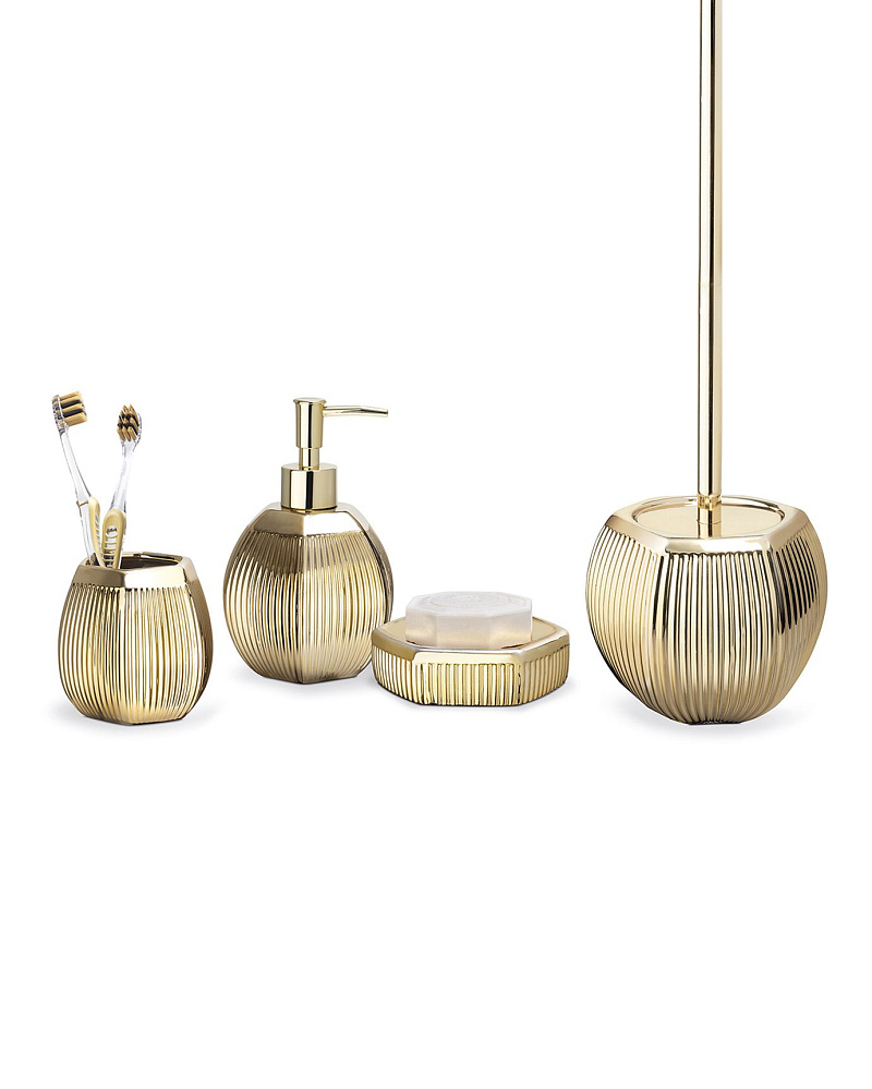 Набор для ванной Bonar из 4 шт - золотистый