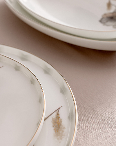 Столовый сервиз Leda из 56 предметов, - фарфор