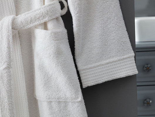 Халат-кимоно унисекс Ryella Hotel Collection L-XL р. - белый