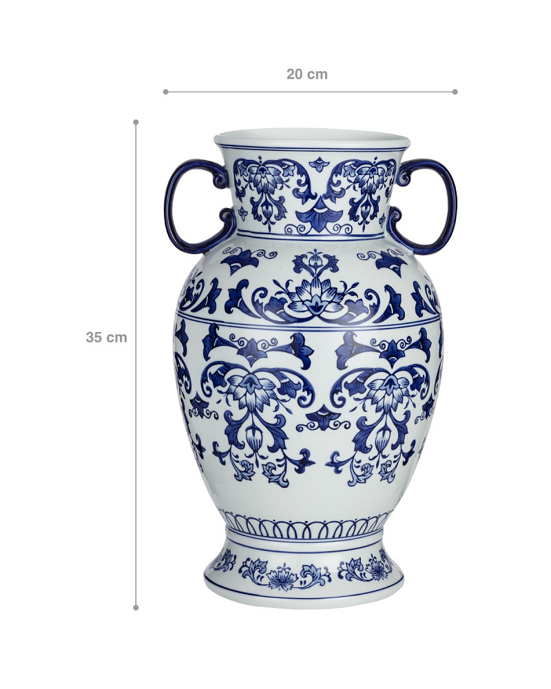 Ваза Valence Blanc 25x20x35 см. 