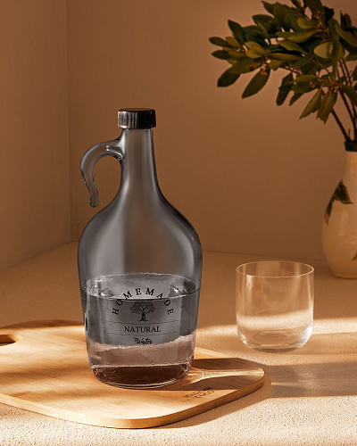 Бутылка для воды Maud Gallon 1500 мл - серая