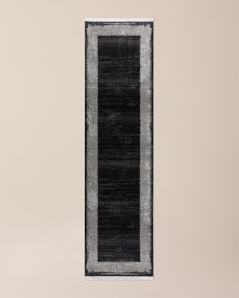 Ковер Ardenne 80x300 см. - черный