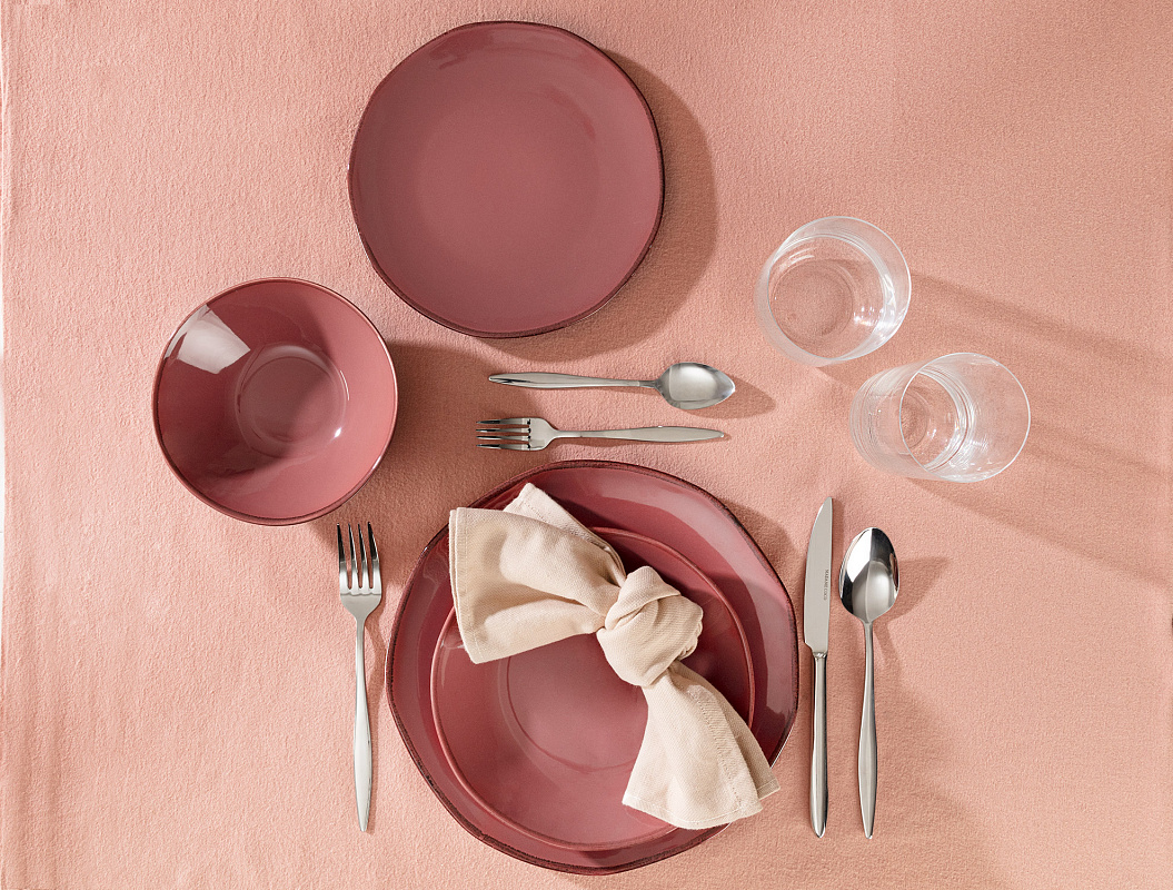 Чаша фарфоровая Colores 16 см - красная