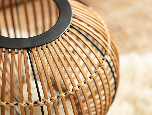 Подсвечник Corinne Lantern 38x38x36 см - бежевый