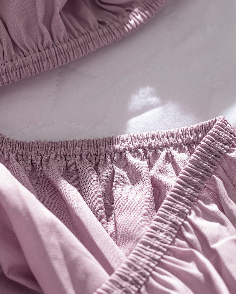 Простыня двуспальная Manon 180x200 см, хлопок