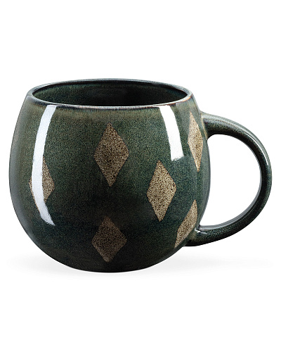 Набор кружек Bel Monique 2 шт - зеленый. 475 мл