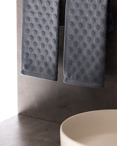 Набор полотенец для рук Puanty из 2 шт., 30x46 см. - темно-голубой