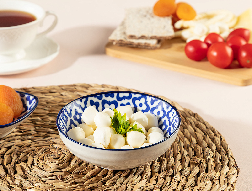 Чаша фарфоровая Rêve Bleu Tuyau 12x4см - синий