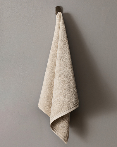 Набор банный унисекс халат и полотенце Avril 2 шт., XXL р., 50x90 см. - бежевый