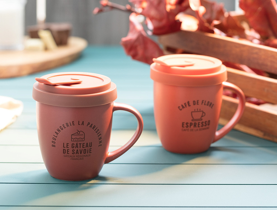 Кружка Bellanita 350 мл. - темно-пудровая