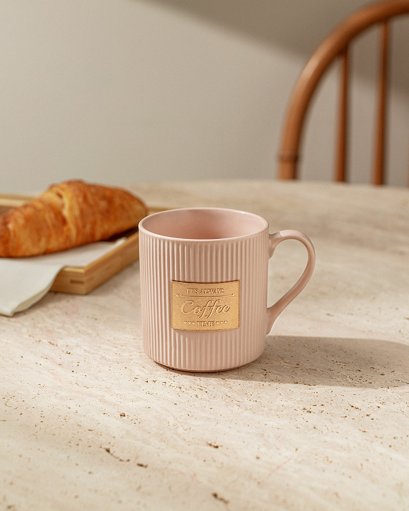 Кружка Droit 385 мл. - розовая