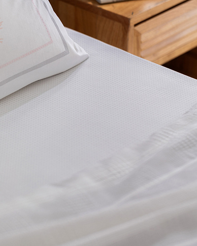 Комплект постельного белья полутораспальный Edgard с вафельным покрывалом 160x240 см, - хлопок, лиоцелл