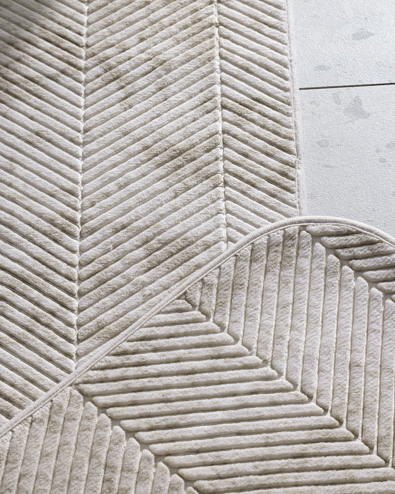 Комплект ковриков для ванной Eze из 2 шт., 60x100 см и 50x60 см. - полиэстер