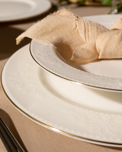 Столовый сервиз Relief из 24 предметов, фарфор