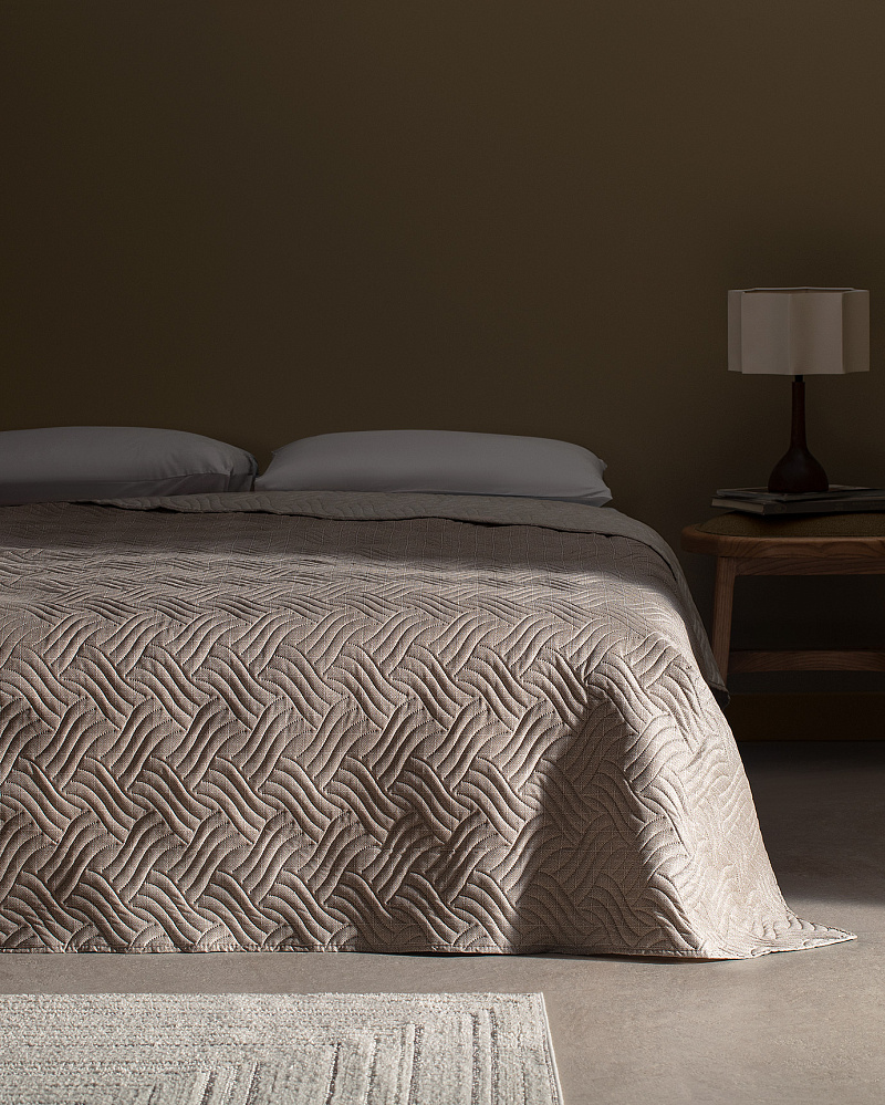 Покрывало двуспальное Odette 200x220 см, полиэстер