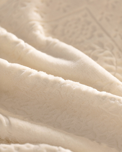 Покрывало двуспальное Rochelle 220x240 см. - экрю