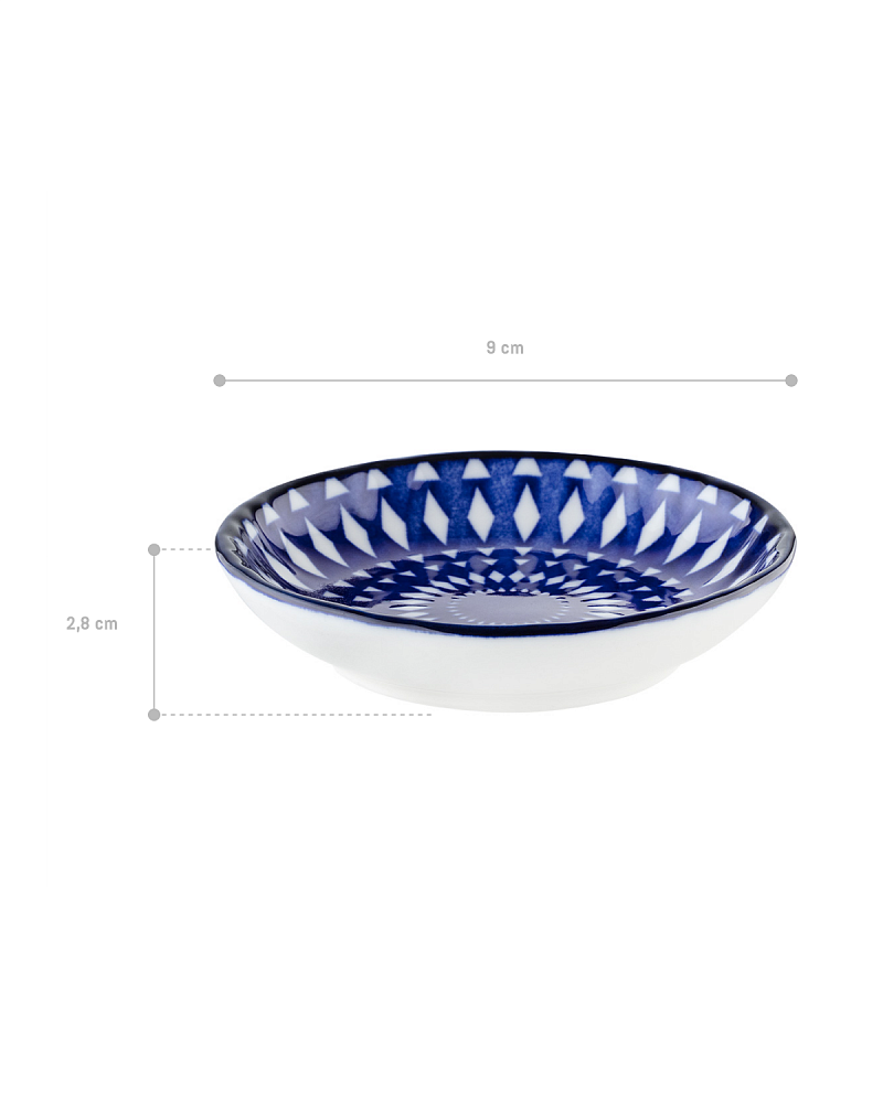 Мини блюдечко Reve Lorient New 9x9x2,8 см - синее