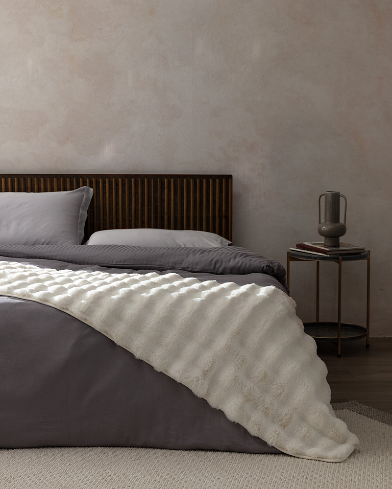 Покрывало-дорожка  Wissale 60x240 см, белое