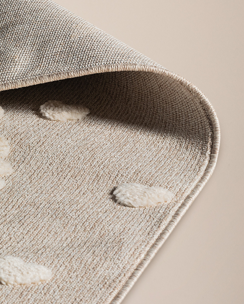 Ковер Mouton с рисунком 160x230 см. - бежевый