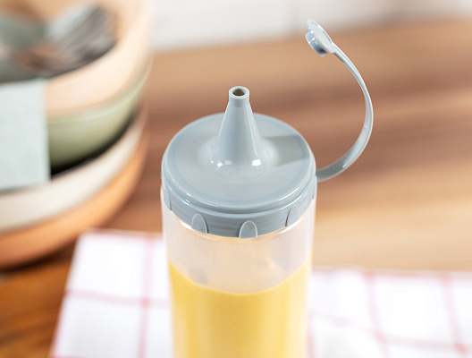 Бутылка для соуса Vernon 400 мл. - светло-серая