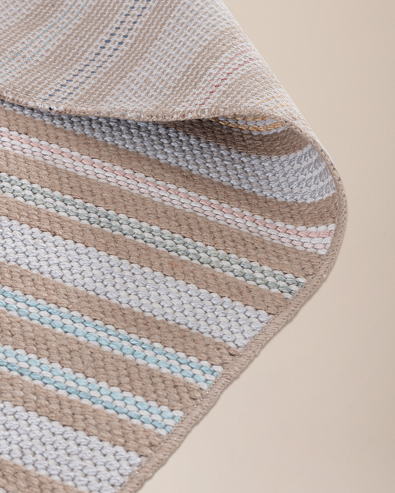 Ковер Laila 200x300 см. - бежевый / голубой