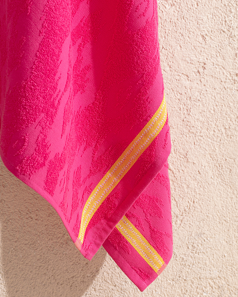 Пляжное полотенце Niels 70x150 см. - фуксия