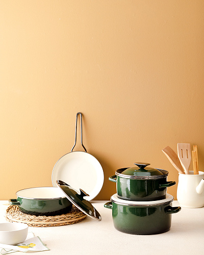 Кастрюля из нержавеющей стали Ellipse 22 см. 