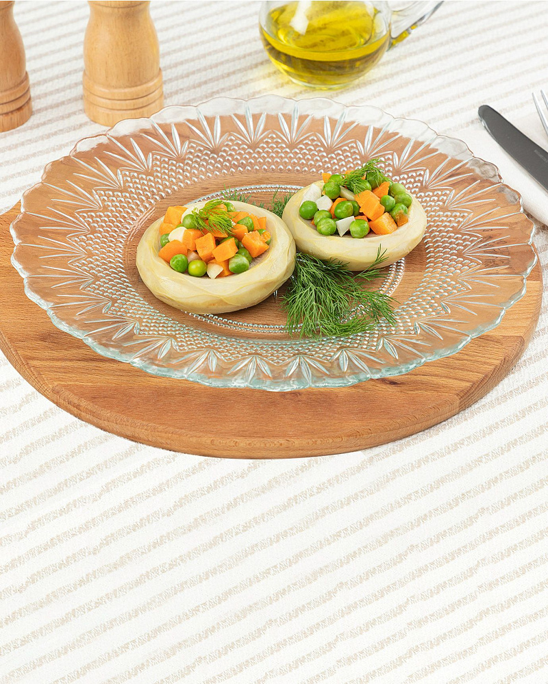 Стеклянное блюдо Margery 28см 