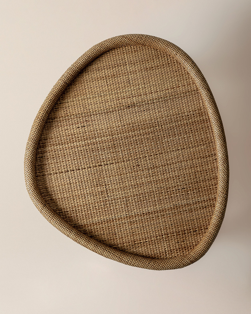 Журнальный столик Belda 73x66x39 см, ротанг