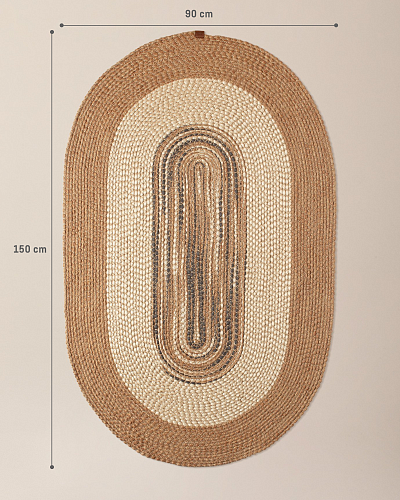 Овальный ковер Janvry 90x150 см, полипропилен