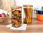 Изображение товара Контейнеры для хранения Kaviera Wooden Lid из 2 шт., 1500 мл. - серые
