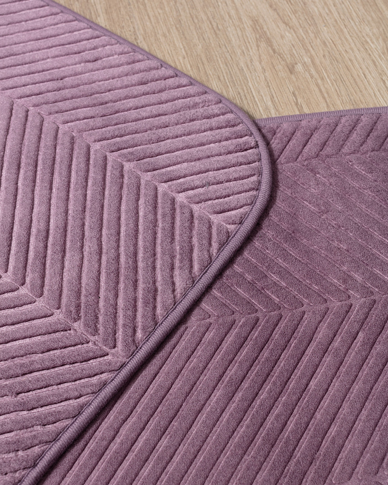 Набор ковриков для ванной Emele из 2 шт, полиэстер