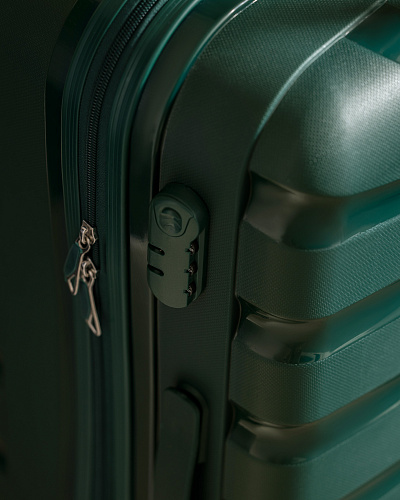 Чемодан Mer размера XL, 3,5 кг. - зеленый