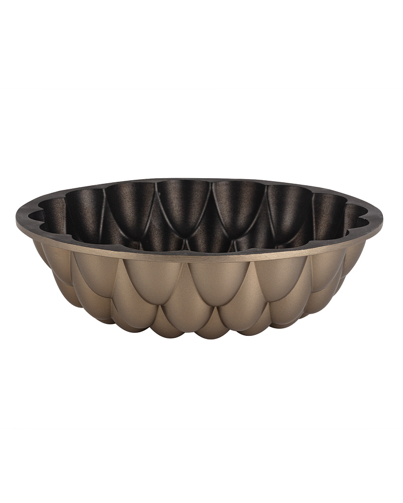 Форма для выпечки Bonte Drop 26x26x7 см. - золотистая