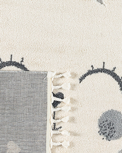 Ковер Carotte 160x230 см. - серый / кремовый